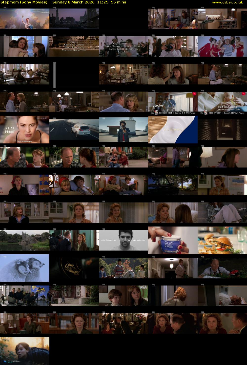 Stepmom (Sony Movies) Sunday 8 March 2020 11:25 - 12:20
