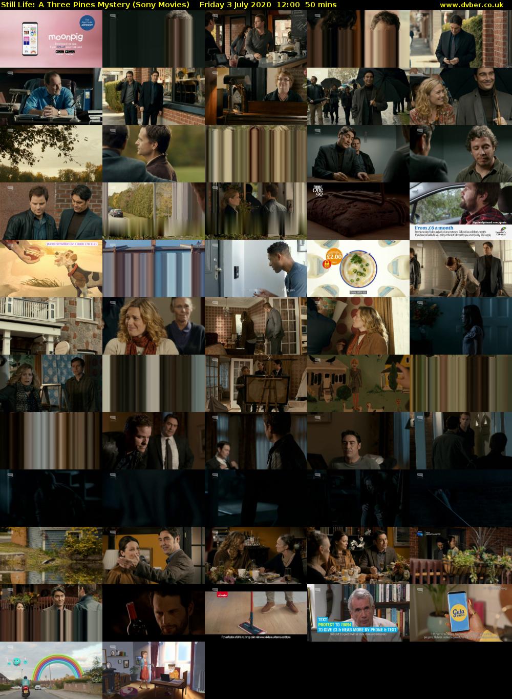 Still Life: A Three Pines Mystery (Sony Movies) Friday 3 July 2020 12:00 - 12:50