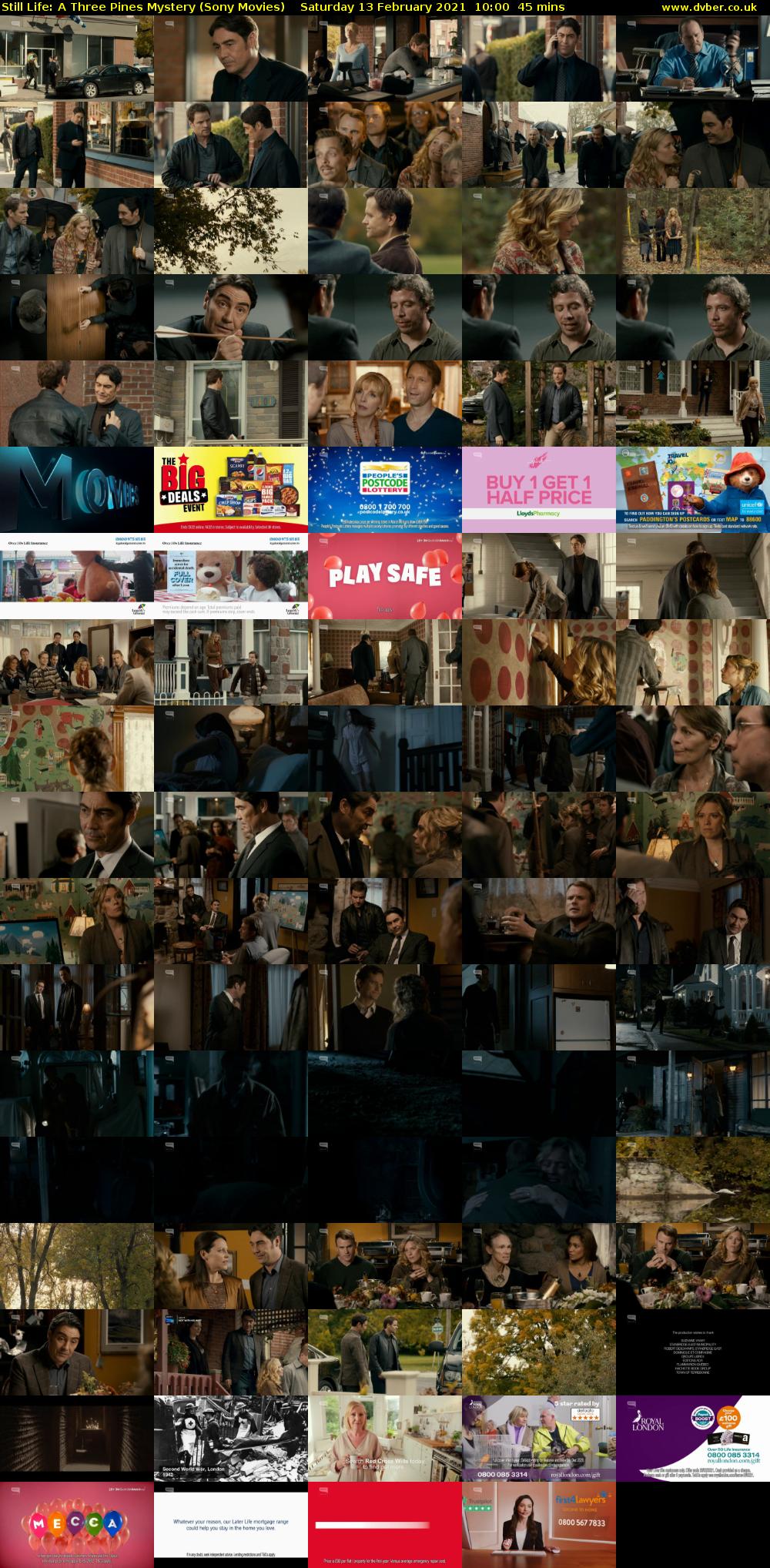 Still Life: A Three Pines Mystery (Sony Movies) Saturday 13 February 2021 10:00 - 10:45