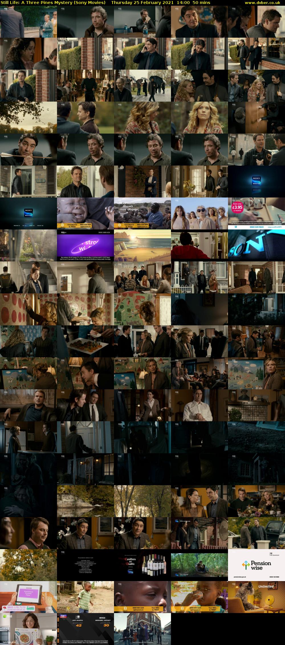 Still Life: A Three Pines Mystery (Sony Movies) Thursday 25 February 2021 14:00 - 14:50