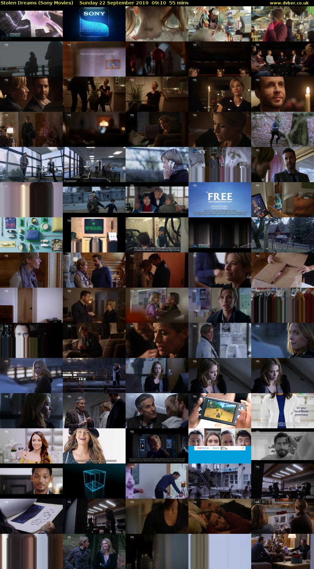 Stolen Dreams (Sony Movies) Sunday 22 September 2019 09:10 - 10:05