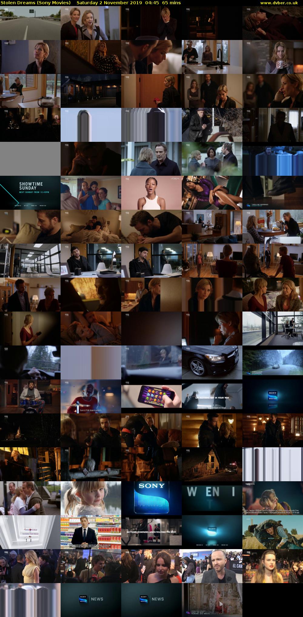 Stolen Dreams (Sony Movies) Saturday 2 November 2019 04:45 - 05:50