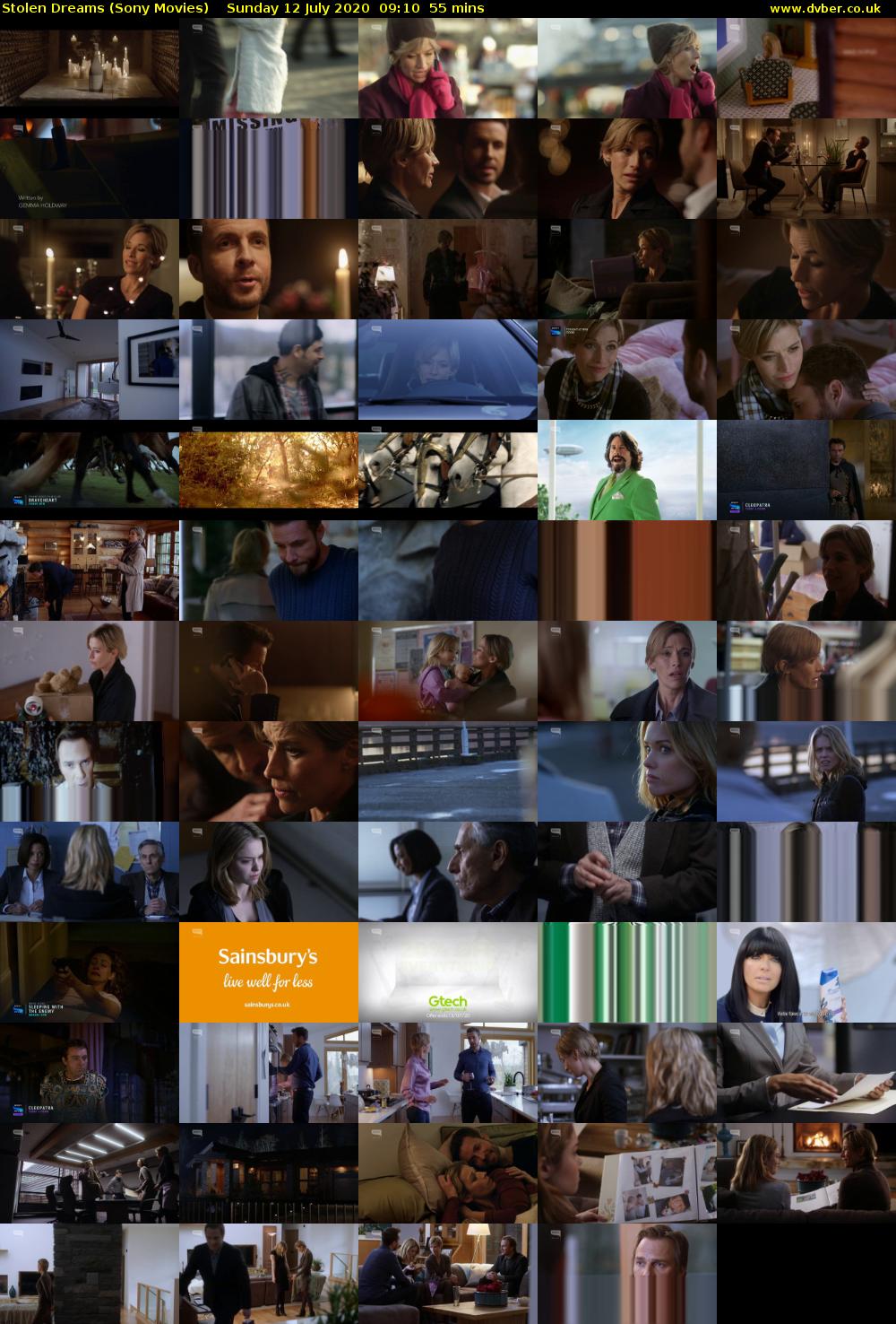 Stolen Dreams (Sony Movies) Sunday 12 July 2020 09:10 - 10:05