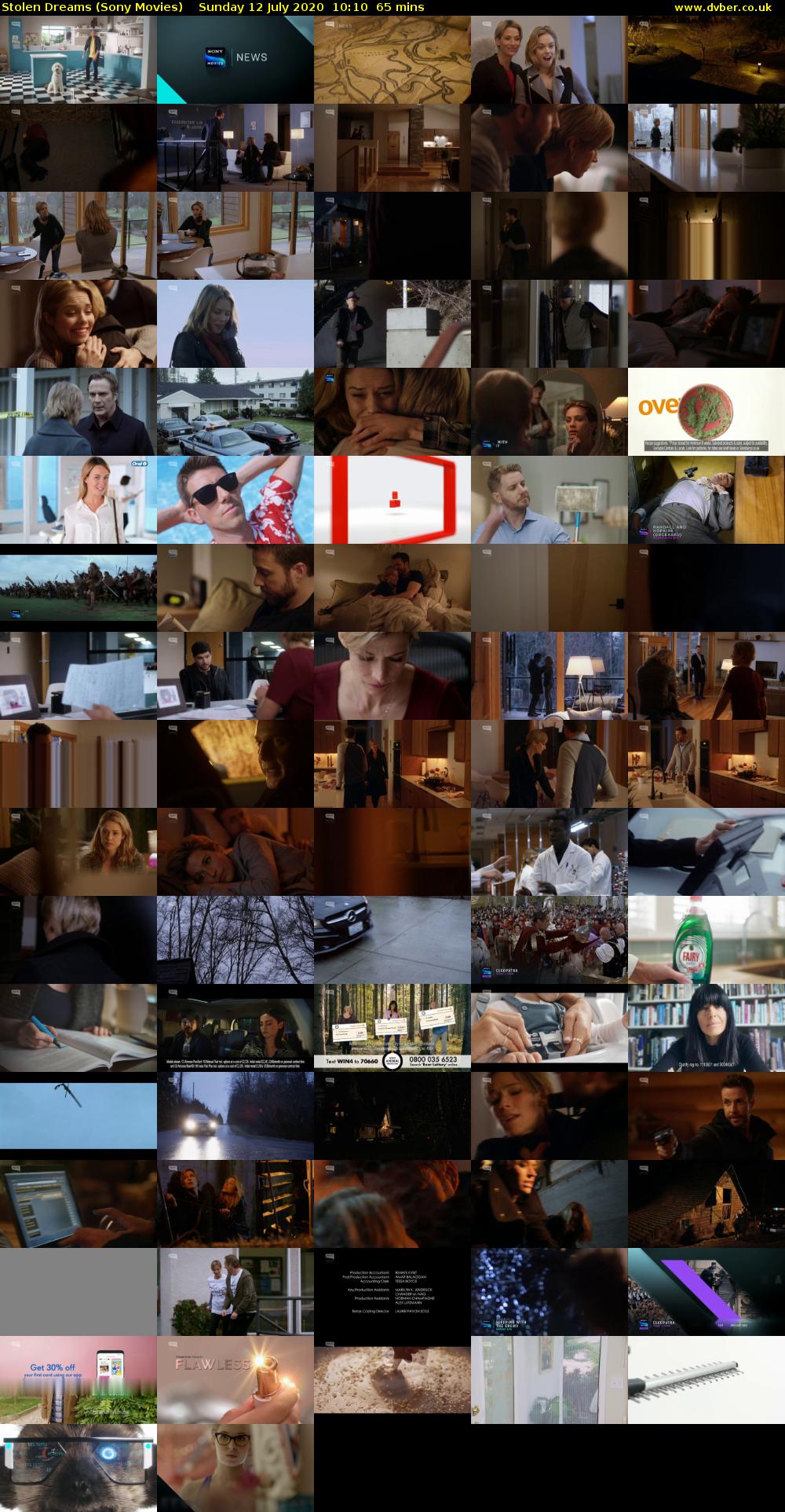 Stolen Dreams (Sony Movies) Sunday 12 July 2020 10:10 - 11:15