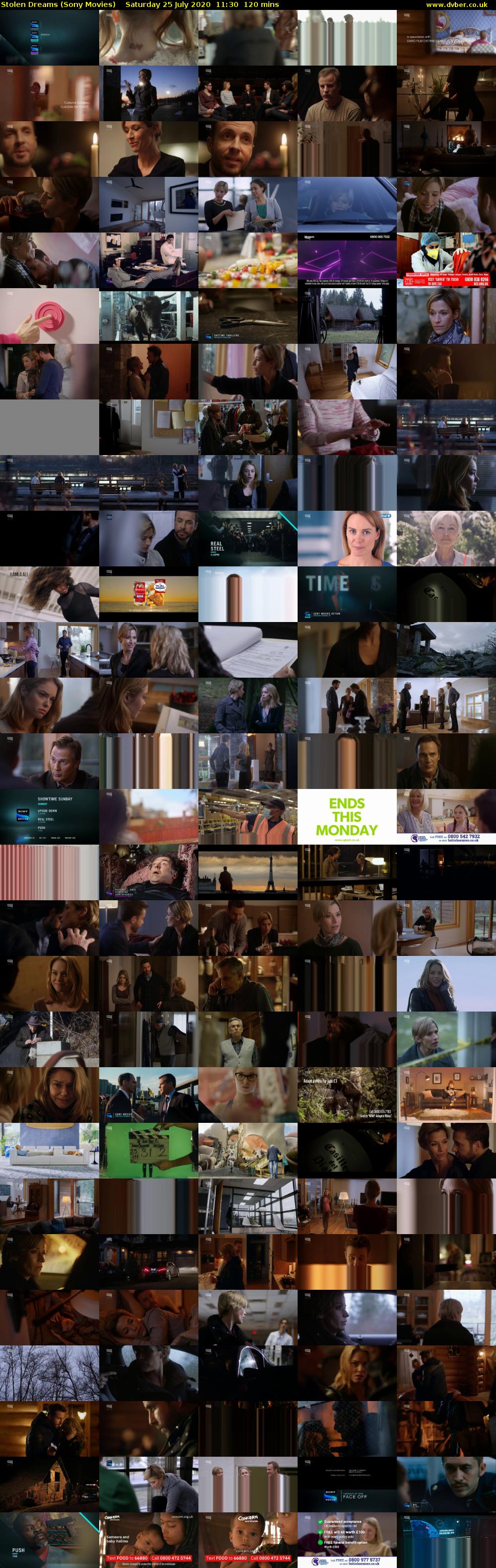 Stolen Dreams (Sony Movies) Saturday 25 July 2020 11:30 - 13:30