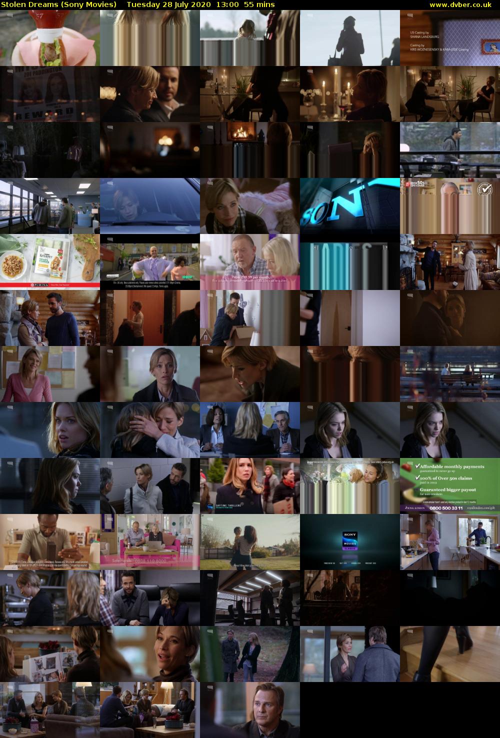 Stolen Dreams (Sony Movies) Tuesday 28 July 2020 13:00 - 13:55