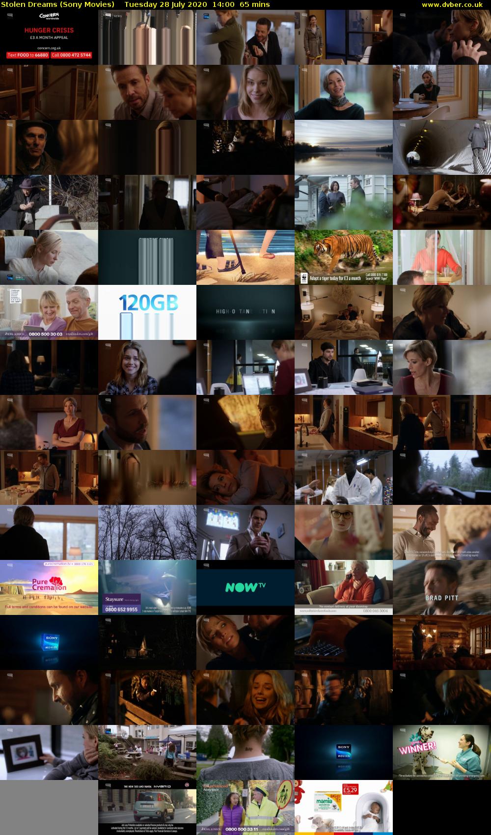 Stolen Dreams (Sony Movies) Tuesday 28 July 2020 14:00 - 15:05