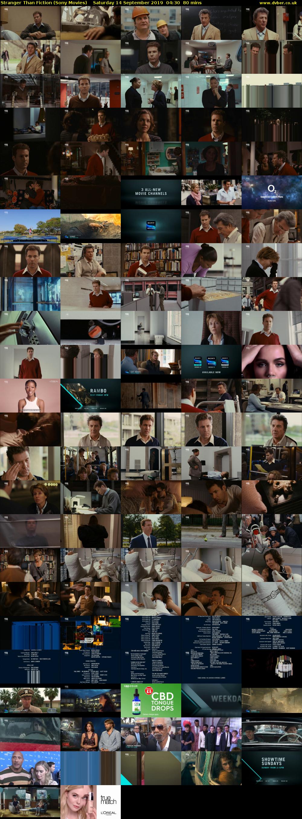 Stranger Than Fiction (Sony Movies) Saturday 14 September 2019 04:30 - 05:50