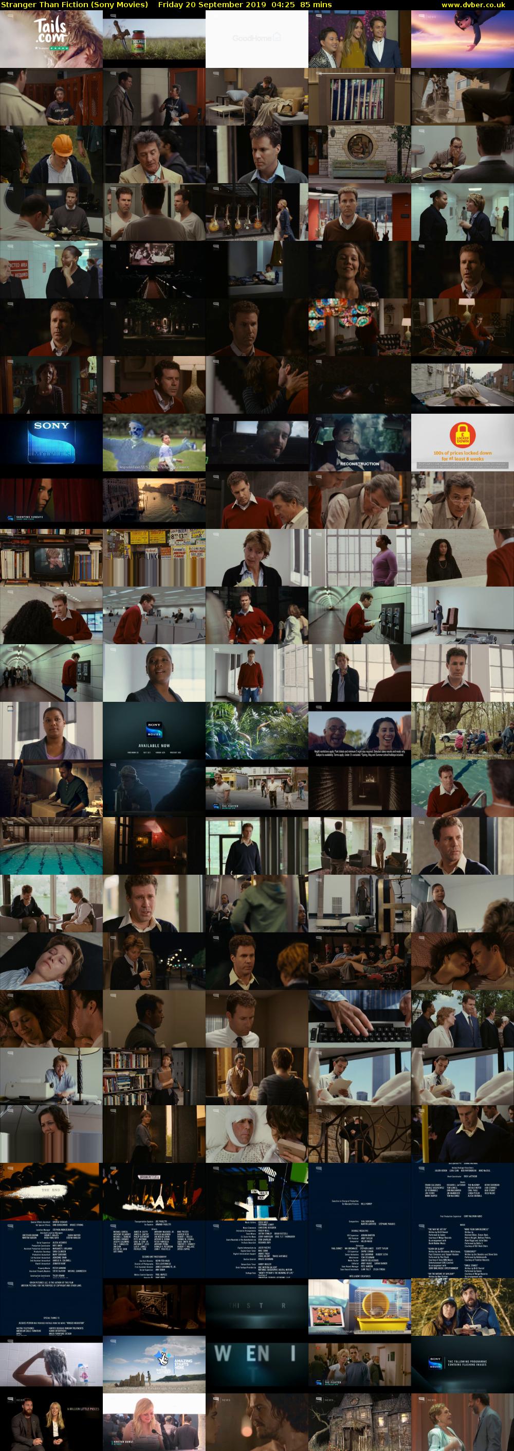 Stranger Than Fiction (Sony Movies) Friday 20 September 2019 04:25 - 05:50