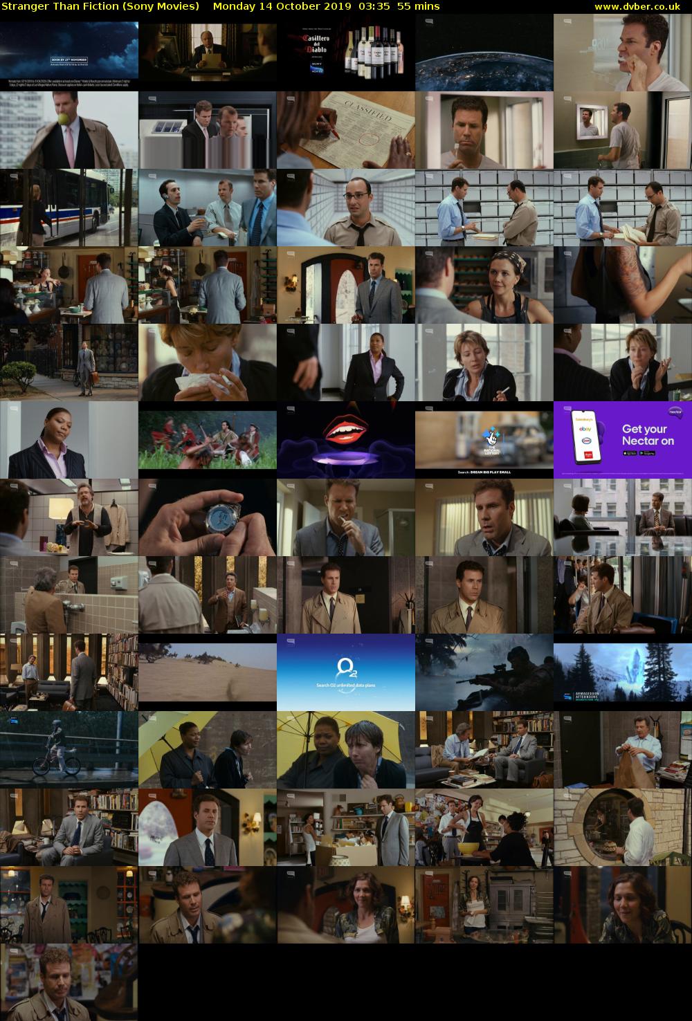 Stranger Than Fiction (Sony Movies) Monday 14 October 2019 03:35 - 04:30