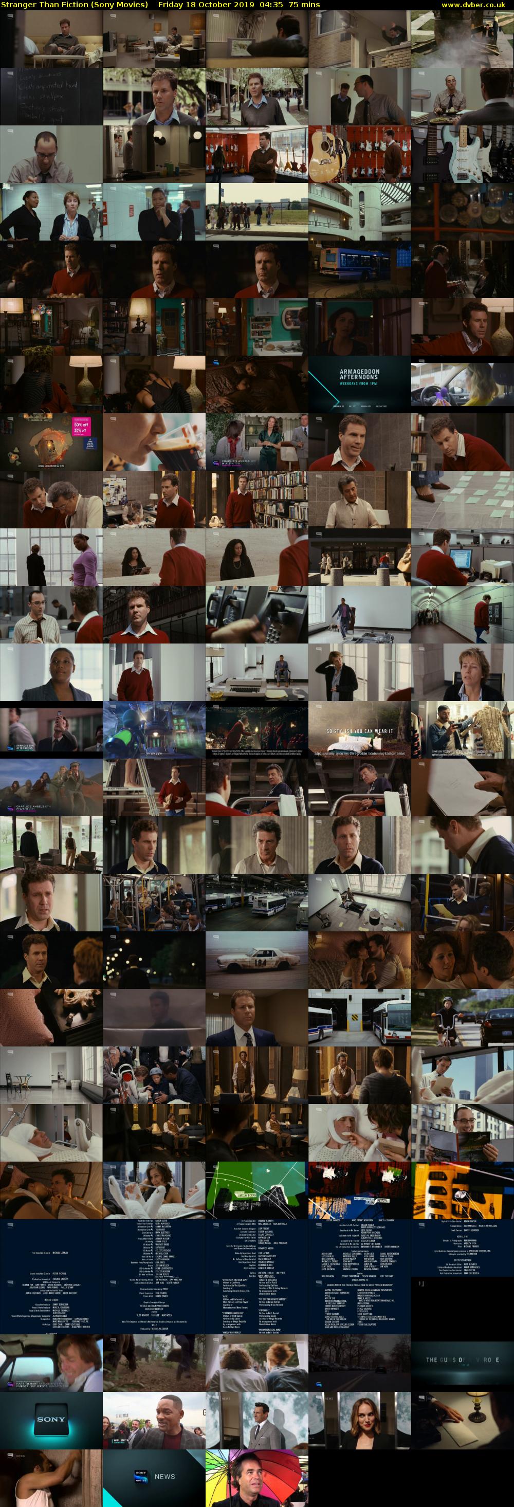 Stranger Than Fiction (Sony Movies) Friday 18 October 2019 04:35 - 05:50
