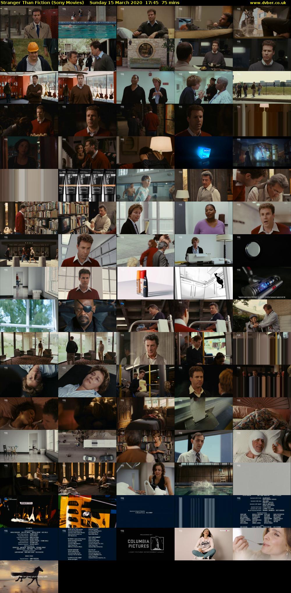 Stranger Than Fiction (Sony Movies) Sunday 15 March 2020 17:45 - 19:00
