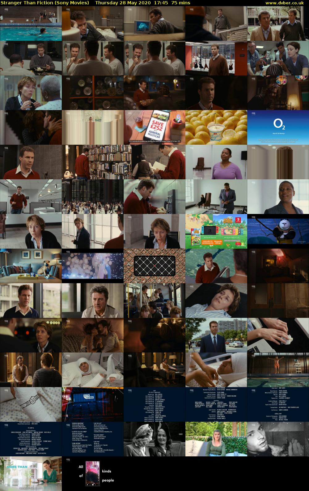 Stranger Than Fiction (Sony Movies) Thursday 28 May 2020 17:45 - 19:00