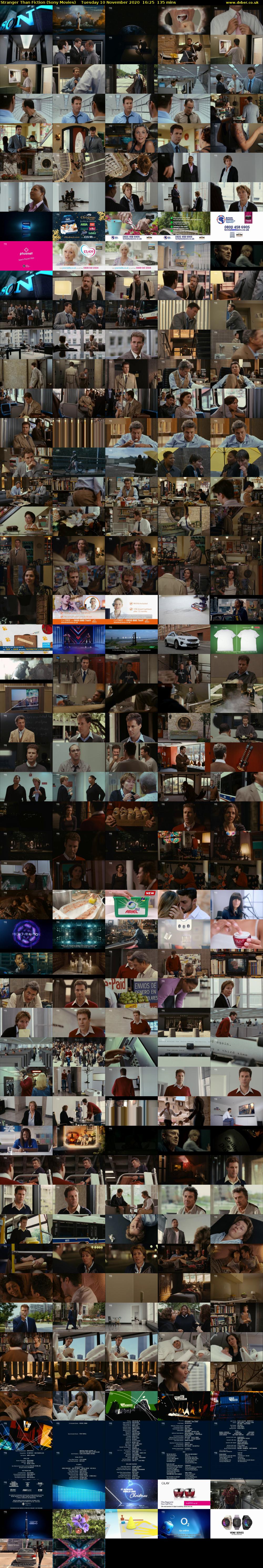 Stranger Than Fiction (Sony Movies) Tuesday 10 November 2020 16:25 - 18:40