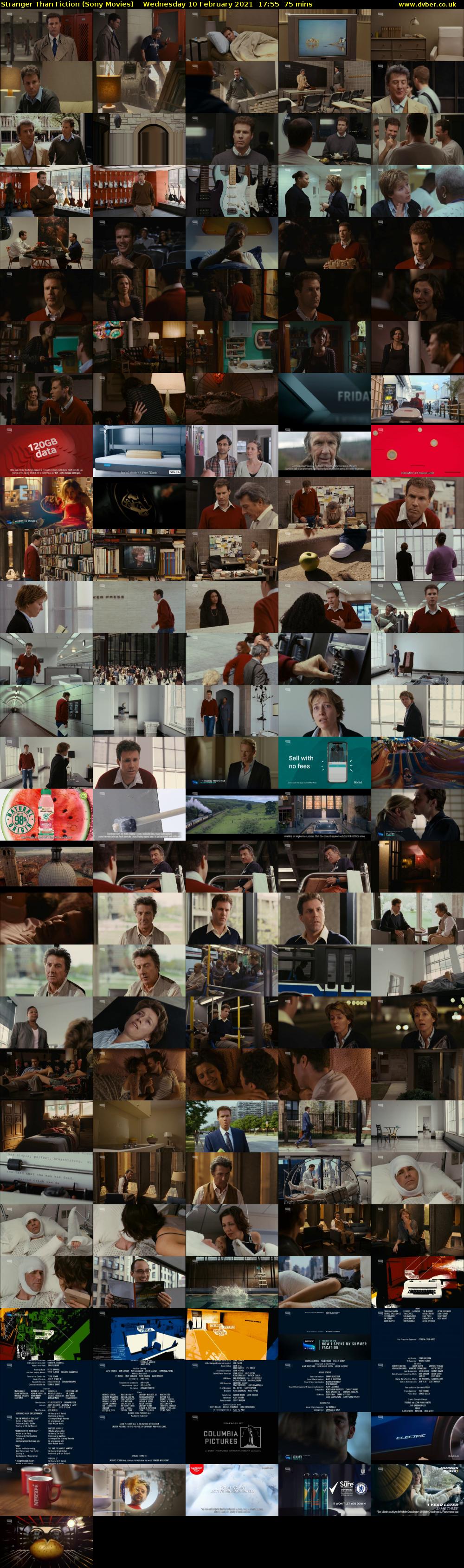 Stranger Than Fiction (Sony Movies) Wednesday 10 February 2021 17:55 - 19:10