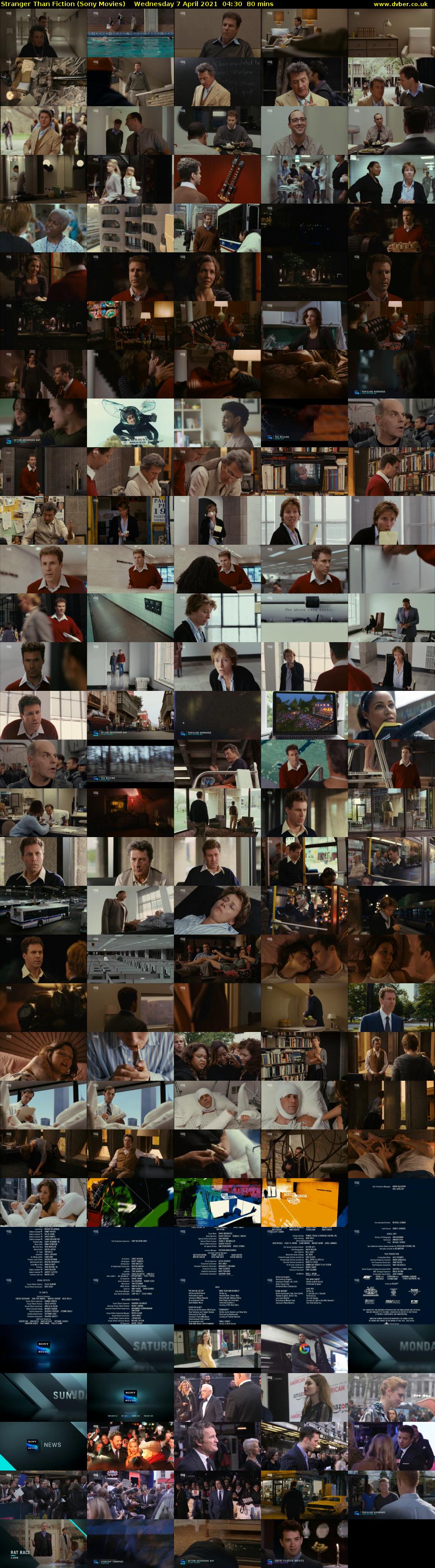 Stranger Than Fiction (Sony Movies) Wednesday 7 April 2021 04:30 - 05:50