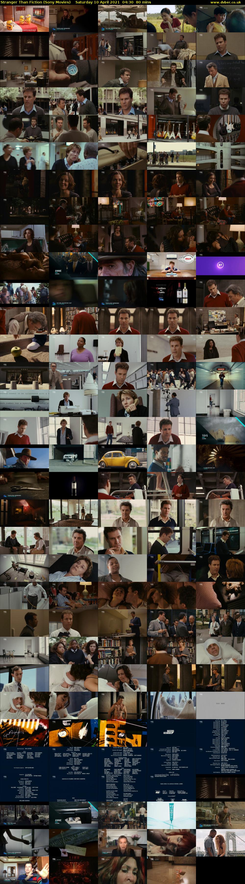 Stranger Than Fiction (Sony Movies) Saturday 10 April 2021 04:30 - 05:50