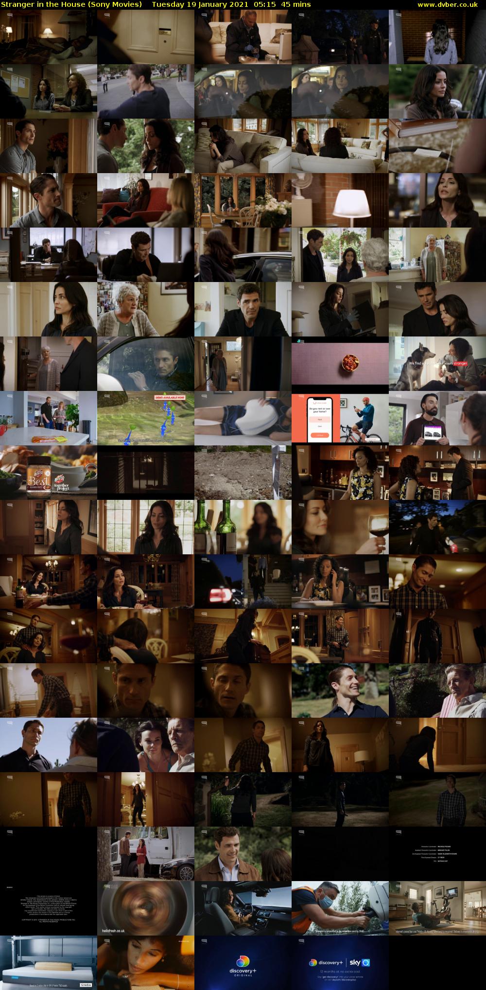 Stranger in the House (Sony Movies) Tuesday 19 January 2021 05:15 - 06:00