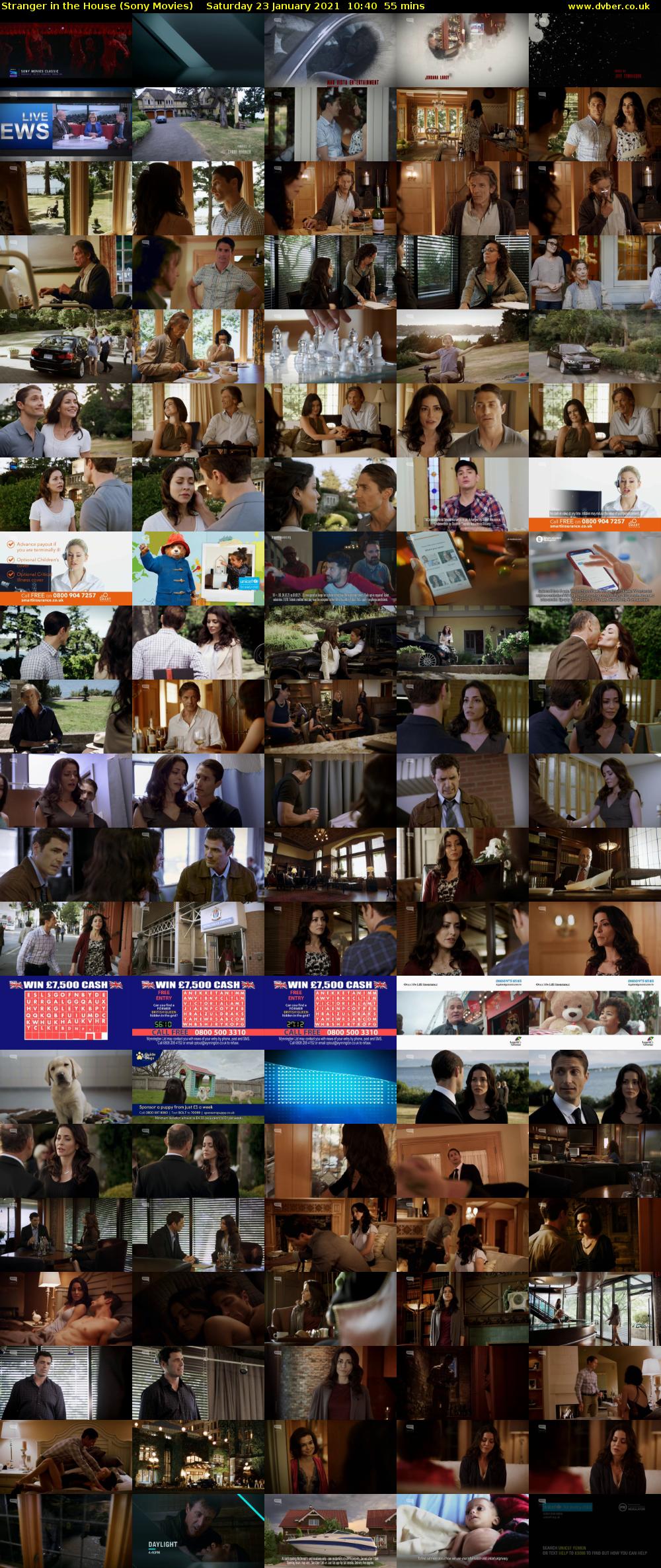 Stranger in the House (Sony Movies) Saturday 23 January 2021 10:40 - 11:35
