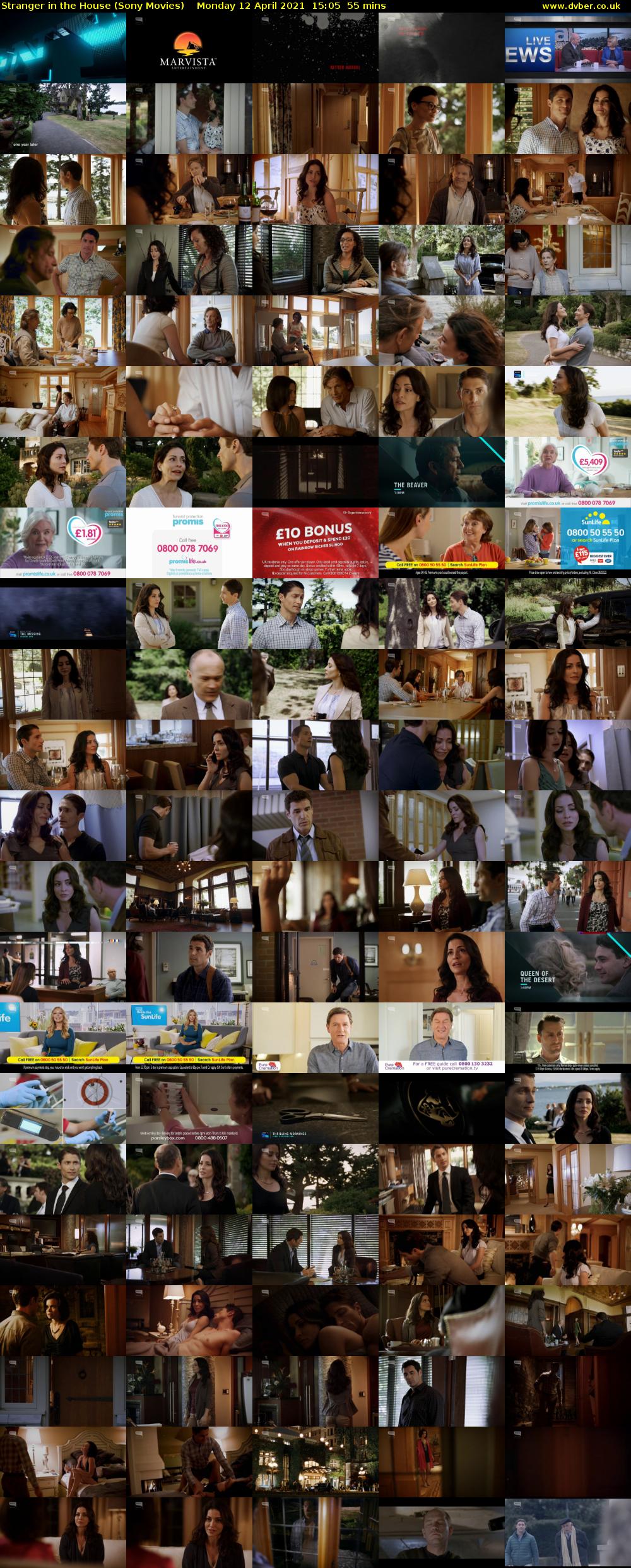 Stranger in the House (Sony Movies) Monday 12 April 2021 15:05 - 16:00