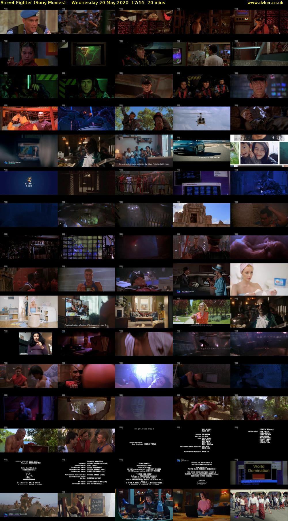 Street Fighter (Sony Movies) Wednesday 20 May 2020 17:55 - 19:05