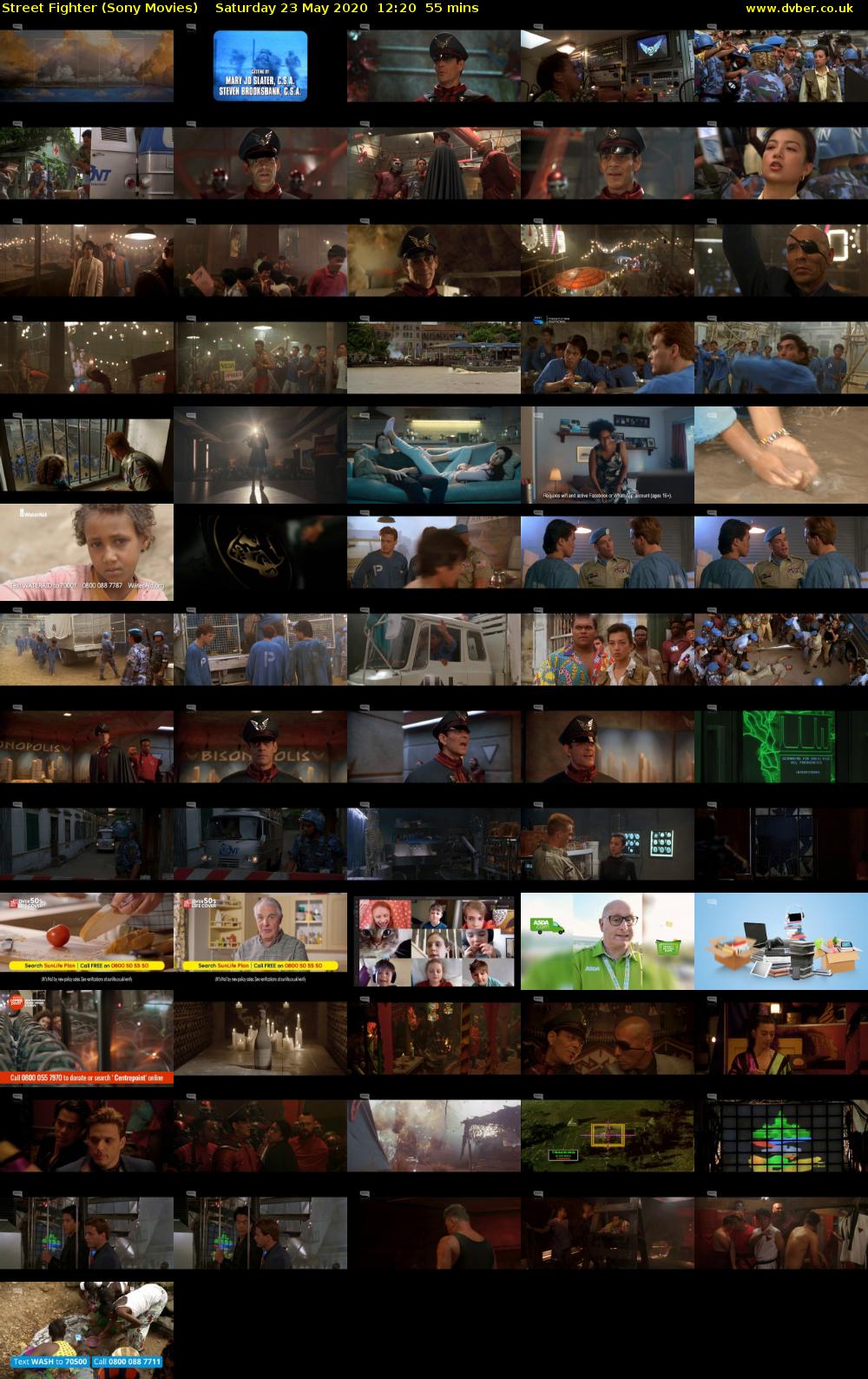 Street Fighter (Sony Movies) Saturday 23 May 2020 12:20 - 13:15
