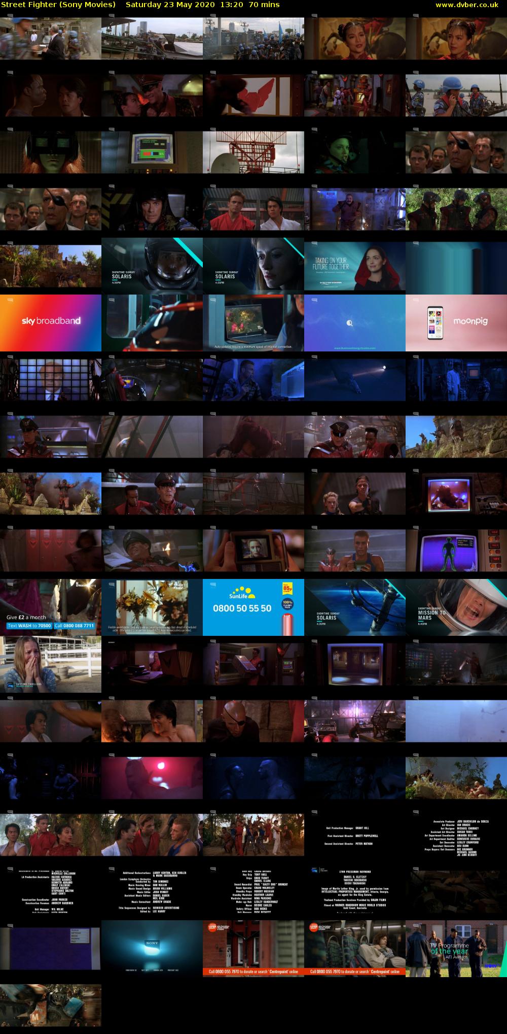 Street Fighter (Sony Movies) Saturday 23 May 2020 13:20 - 14:30