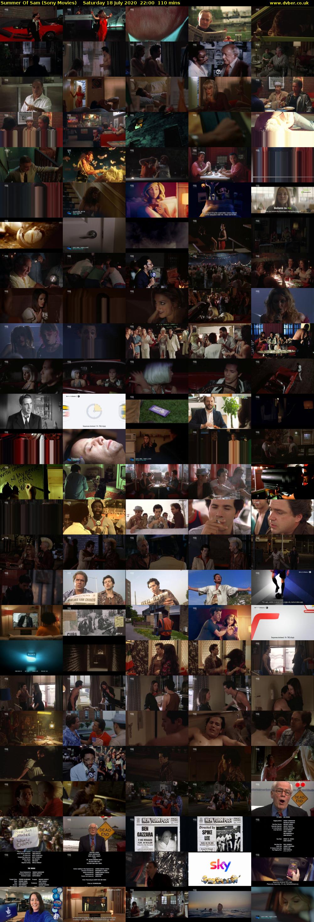 Summer Of Sam (Sony Movies) Saturday 18 July 2020 22:00 - 23:50