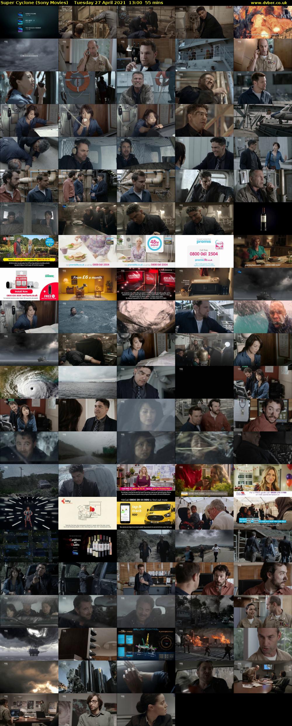 Super Cyclone (Sony Movies) Tuesday 27 April 2021 13:00 - 13:55