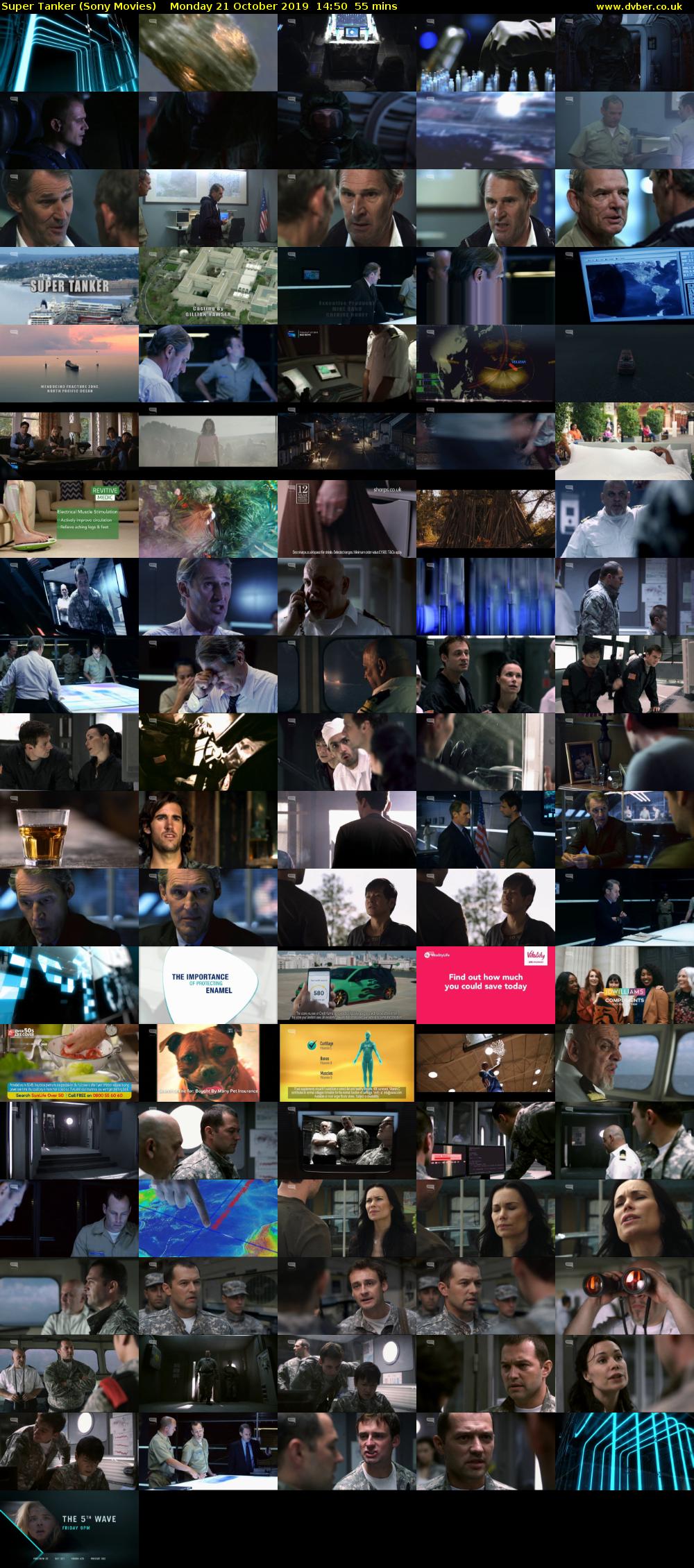 Super Tanker (Sony Movies) Monday 21 October 2019 14:50 - 15:45