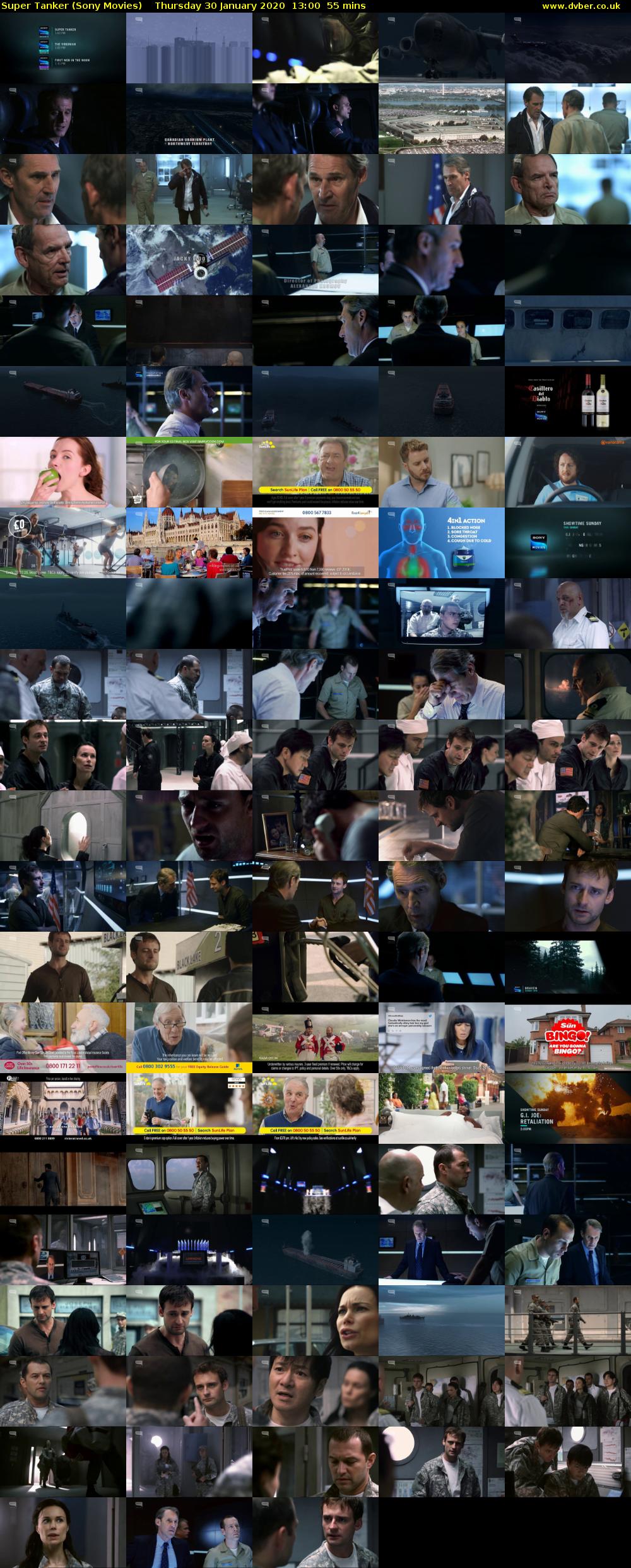 Super Tanker (Sony Movies) Thursday 30 January 2020 13:00 - 13:55