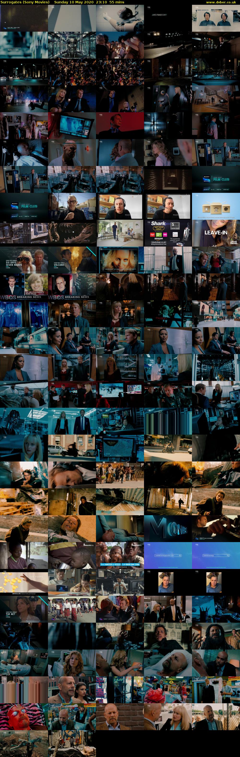 Surrogates (Sony Movies) Sunday 10 May 2020 23:10 - 00:05