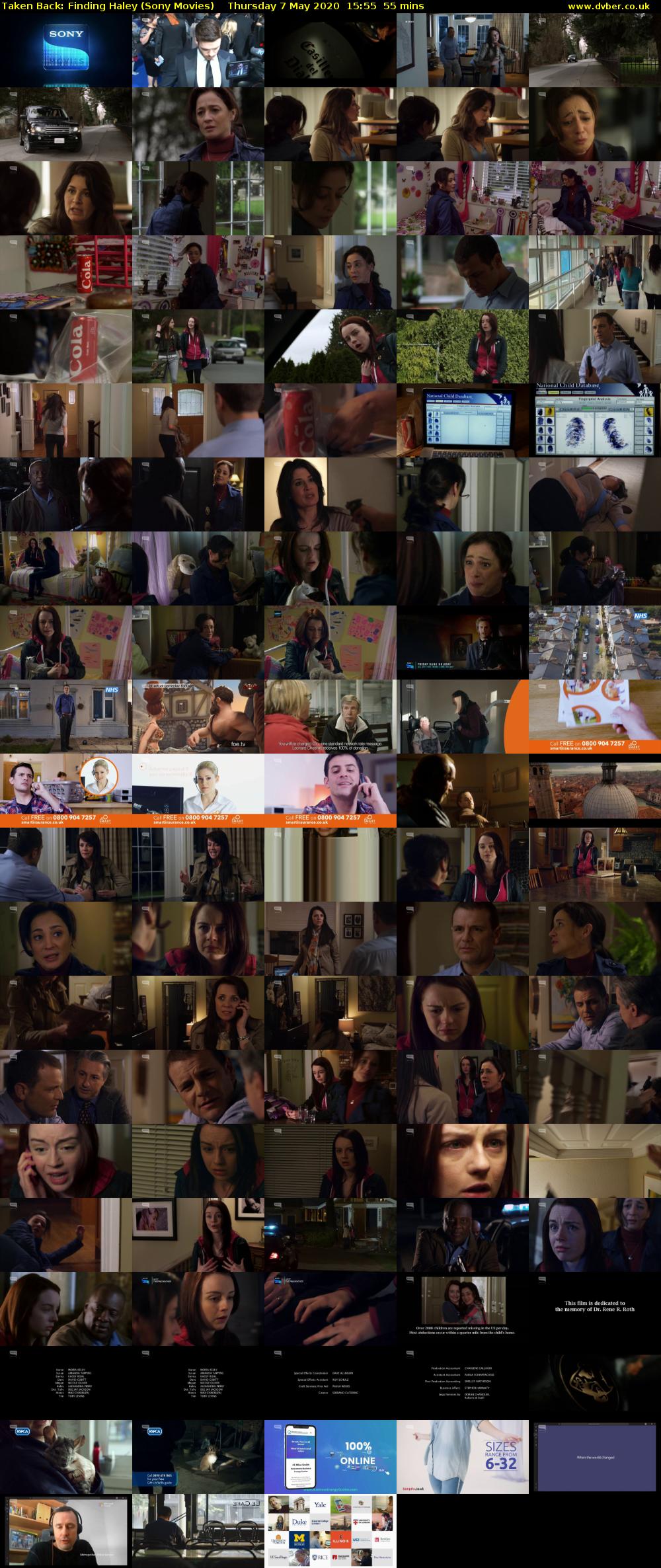 Taken Back: Finding Haley (Sony Movies) Thursday 7 May 2020 15:55 - 16:50