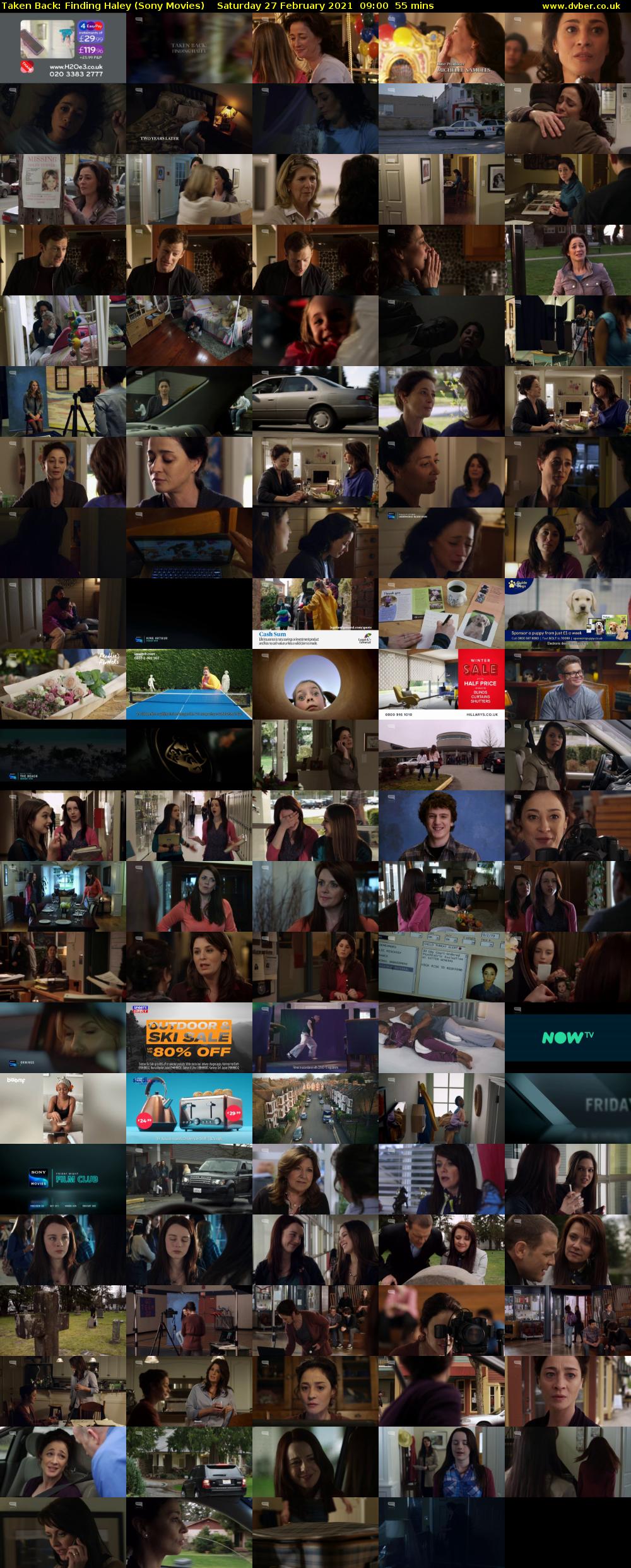 Taken Back: Finding Haley (Sony Movies) Saturday 27 February 2021 09:00 - 09:55