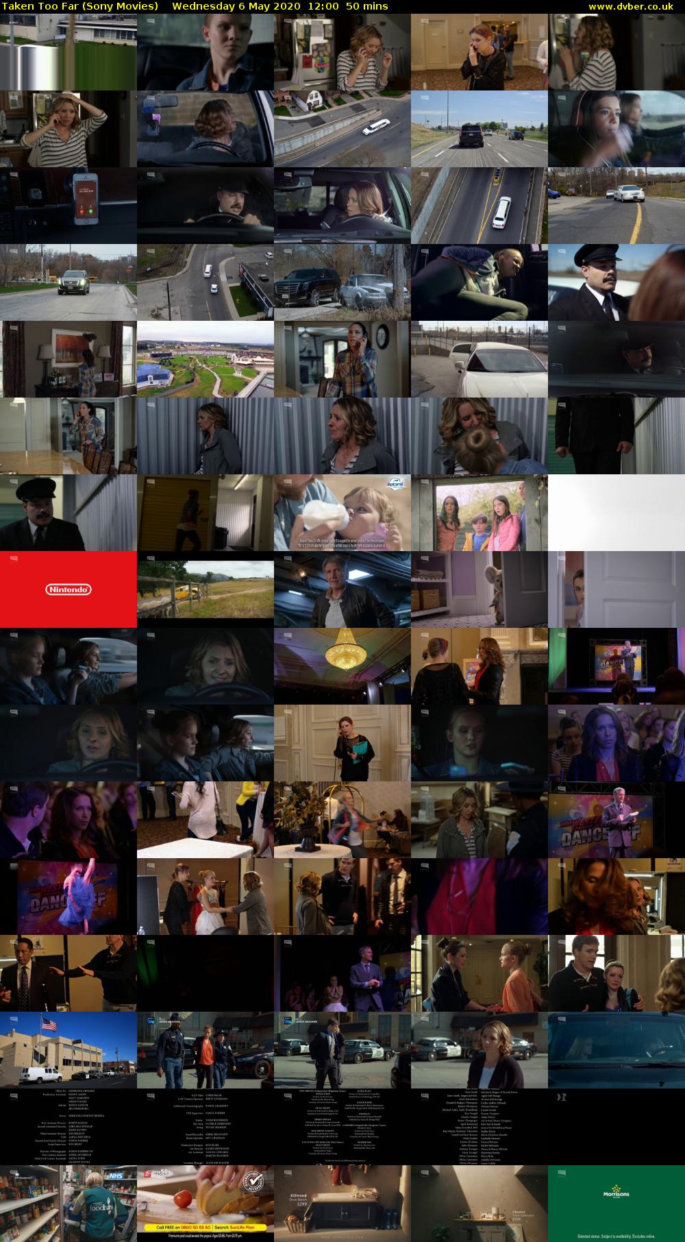 Taken Too Far (Sony Movies) Wednesday 6 May 2020 12:00 - 12:50