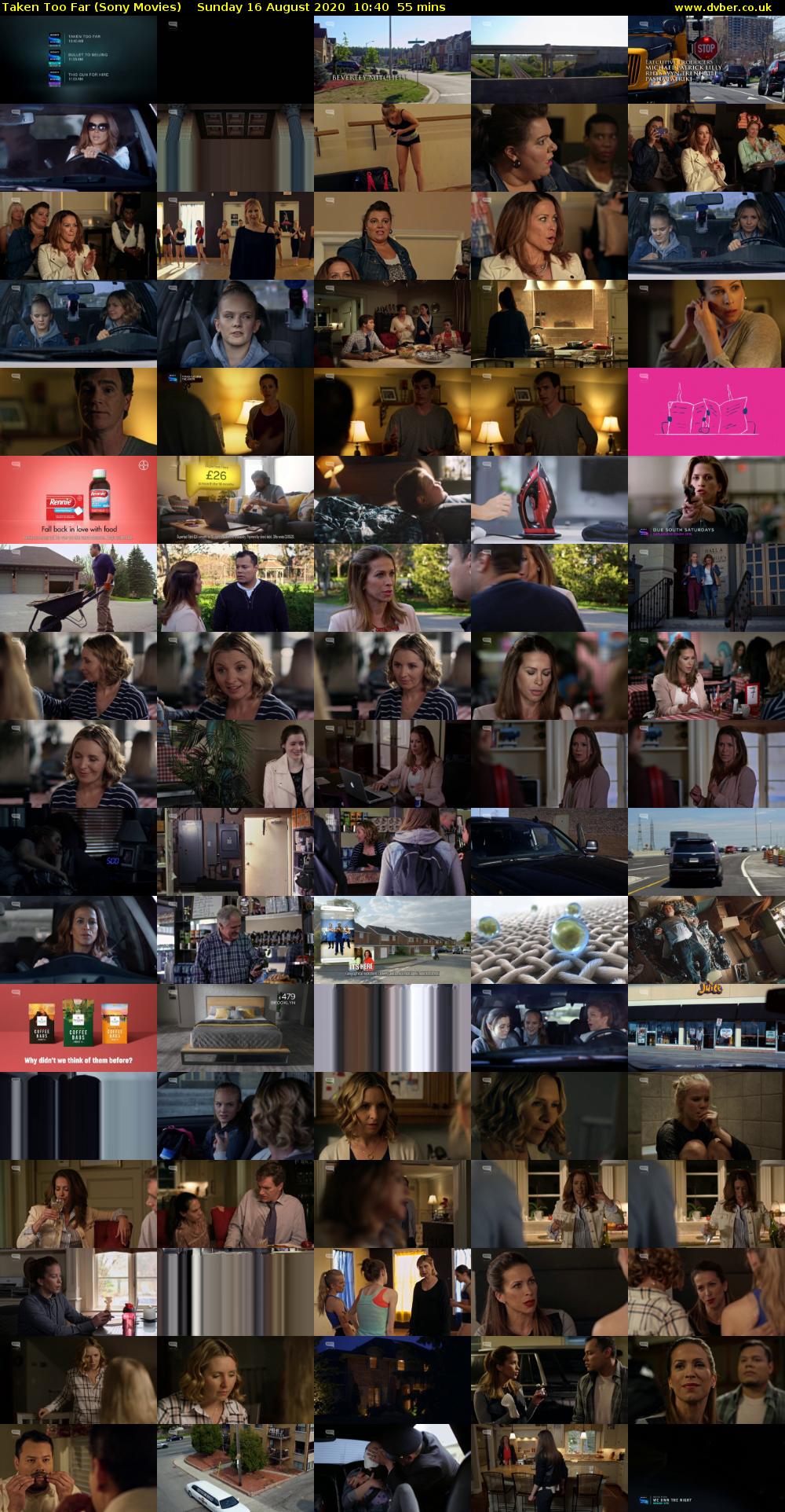Taken Too Far (Sony Movies) Sunday 16 August 2020 10:40 - 11:35
