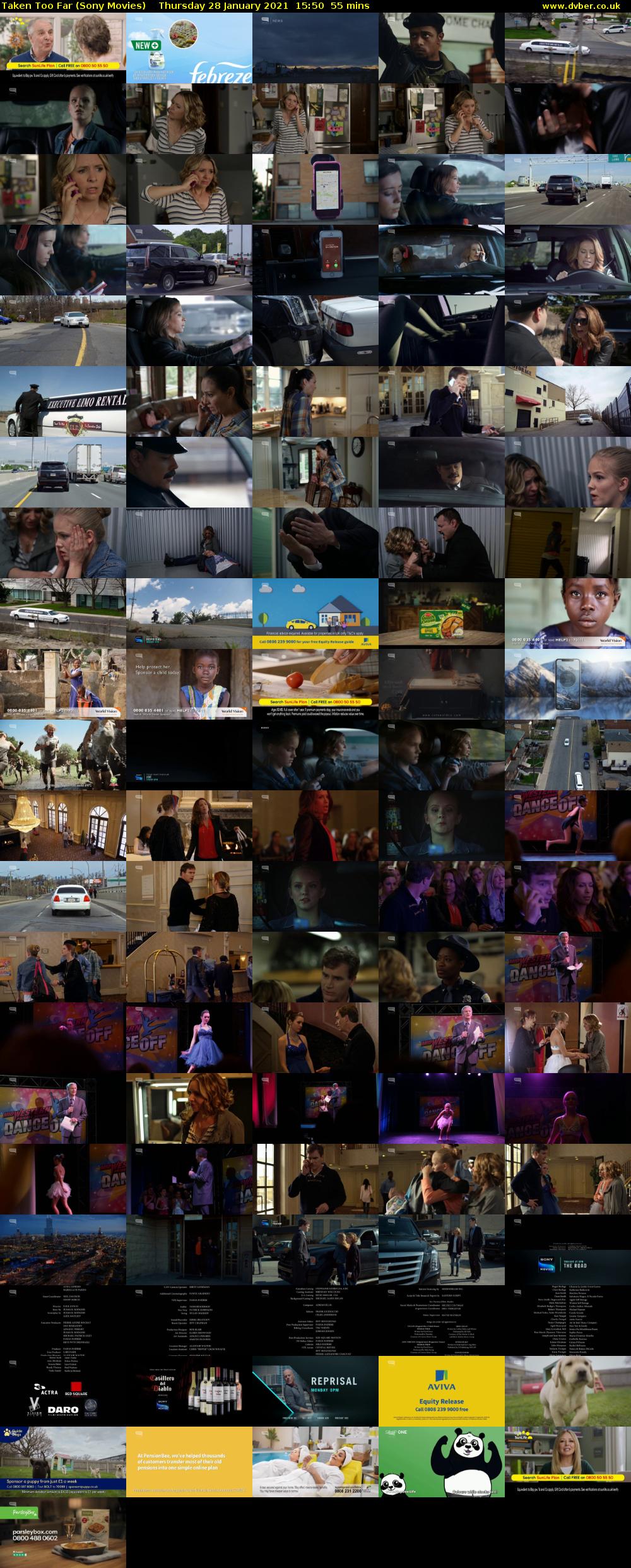 Taken Too Far (Sony Movies) Thursday 28 January 2021 15:50 - 16:45