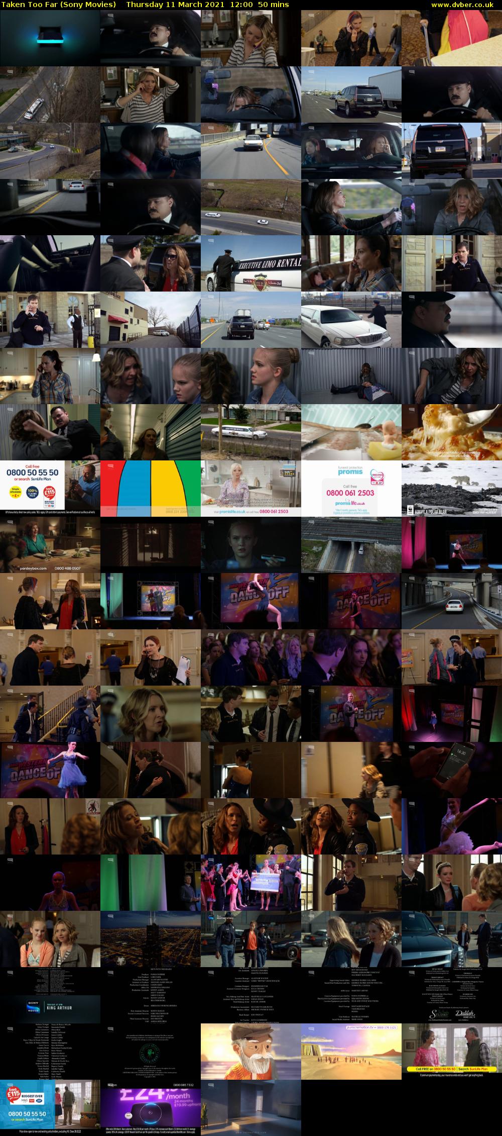 Taken Too Far (Sony Movies) Thursday 11 March 2021 12:00 - 12:50