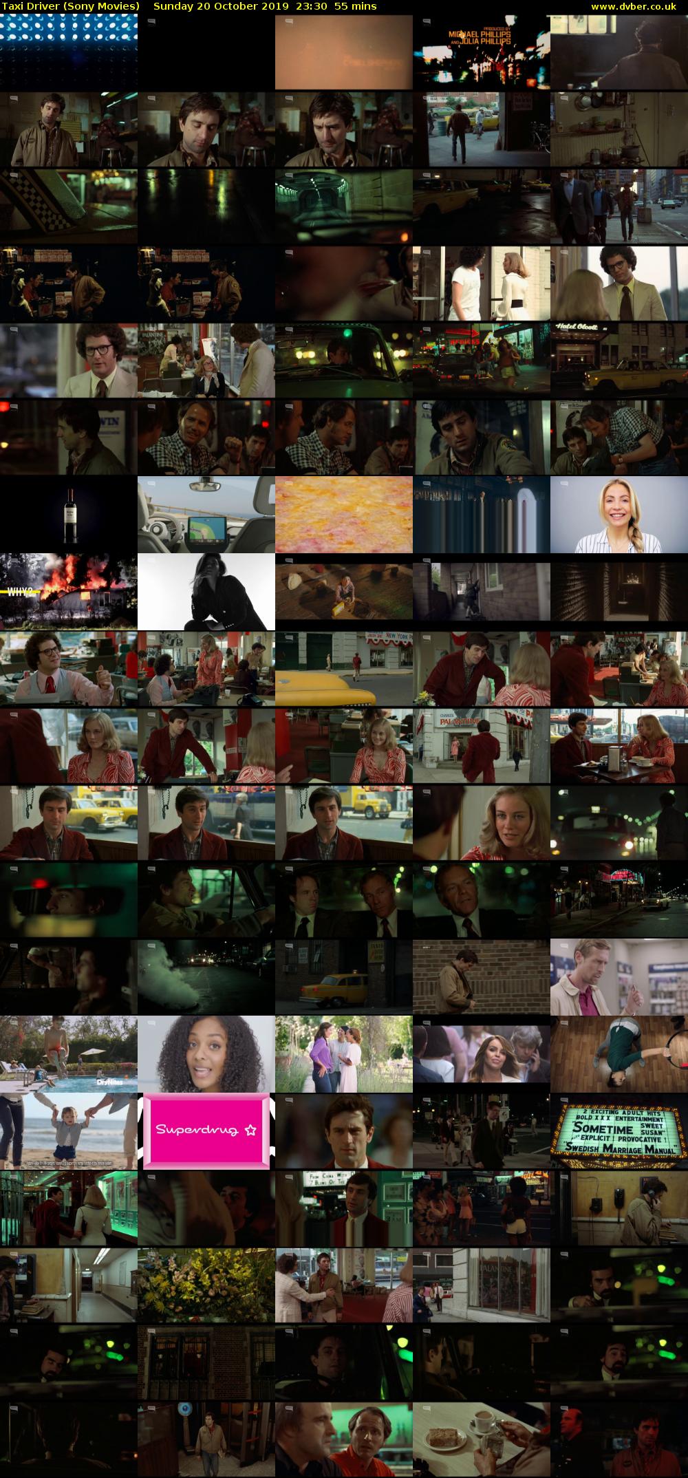 Taxi Driver (Sony Movies) Sunday 20 October 2019 23:30 - 00:25