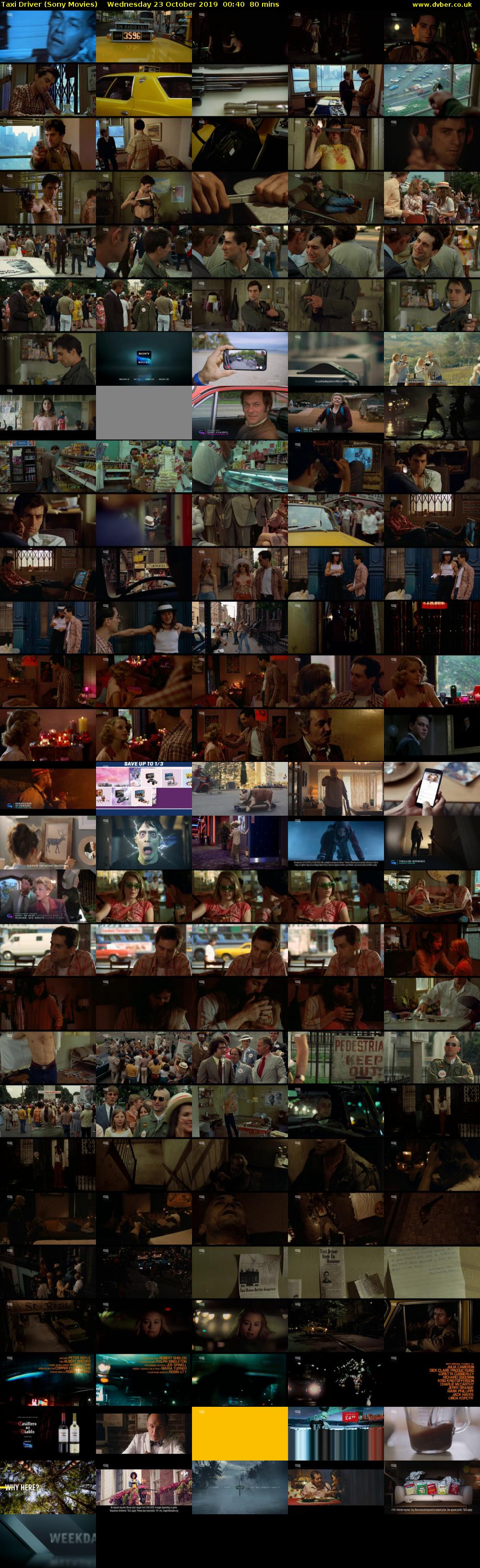 Taxi Driver (Sony Movies) Wednesday 23 October 2019 00:40 - 02:00