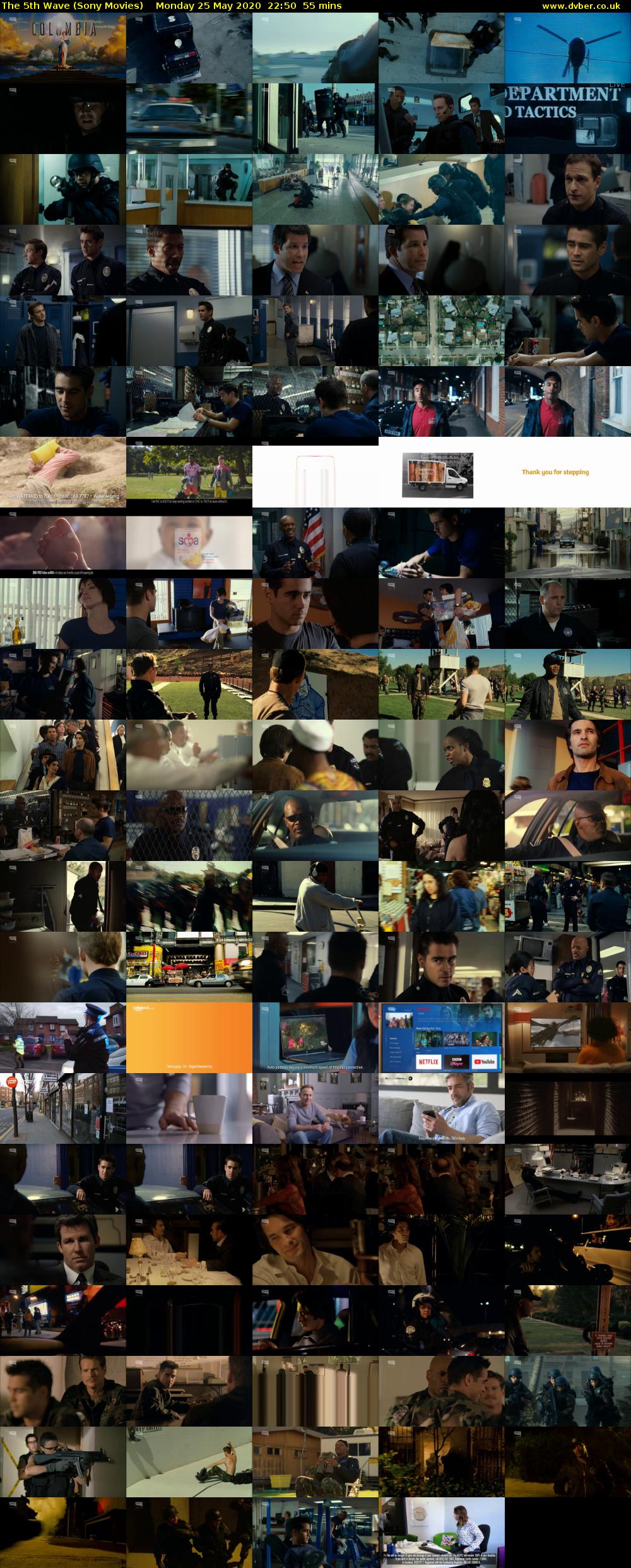 The 5th Wave (Sony Movies) Monday 25 May 2020 22:50 - 23:45