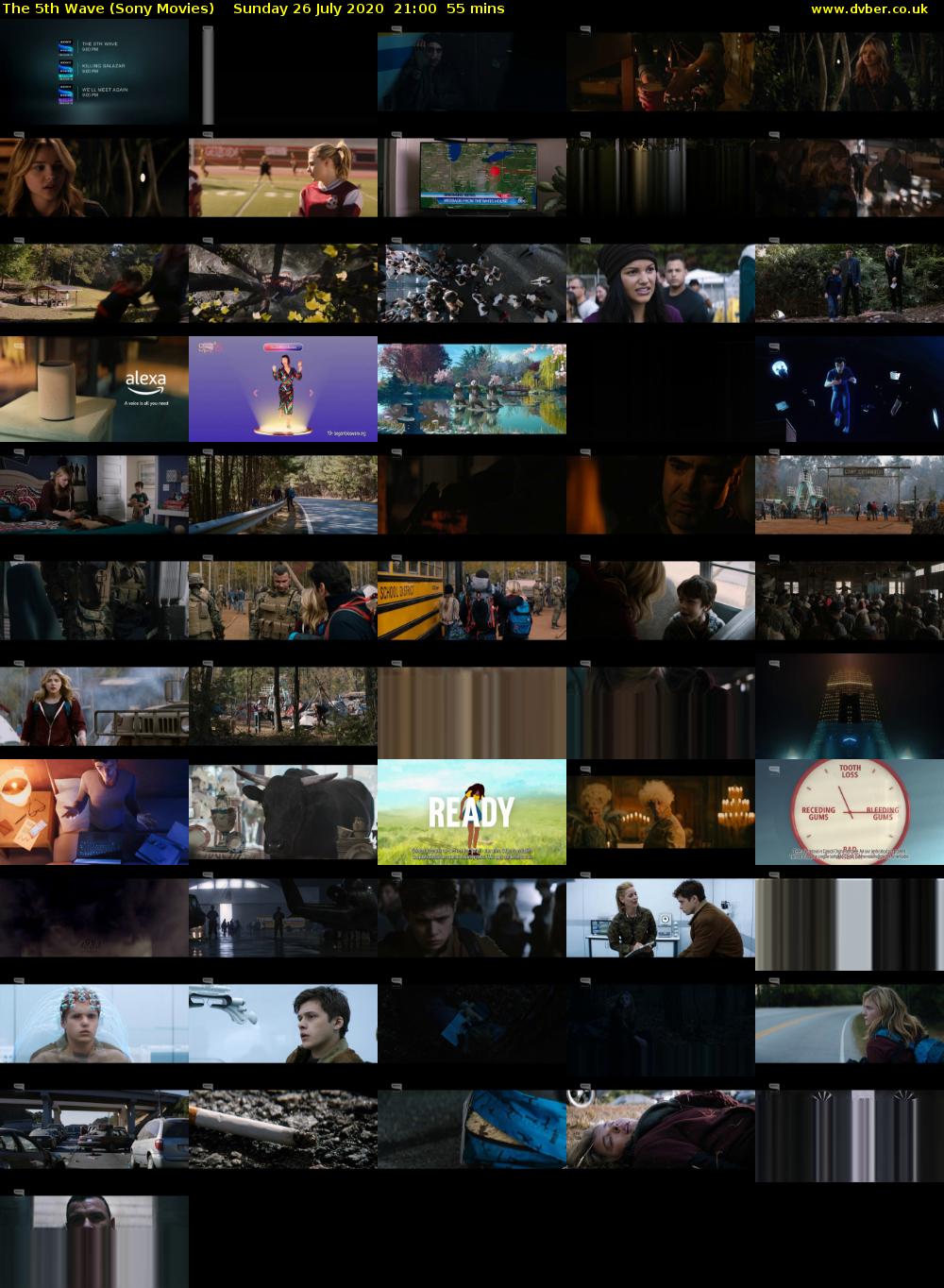 The 5th Wave (Sony Movies) Sunday 26 July 2020 21:00 - 21:55