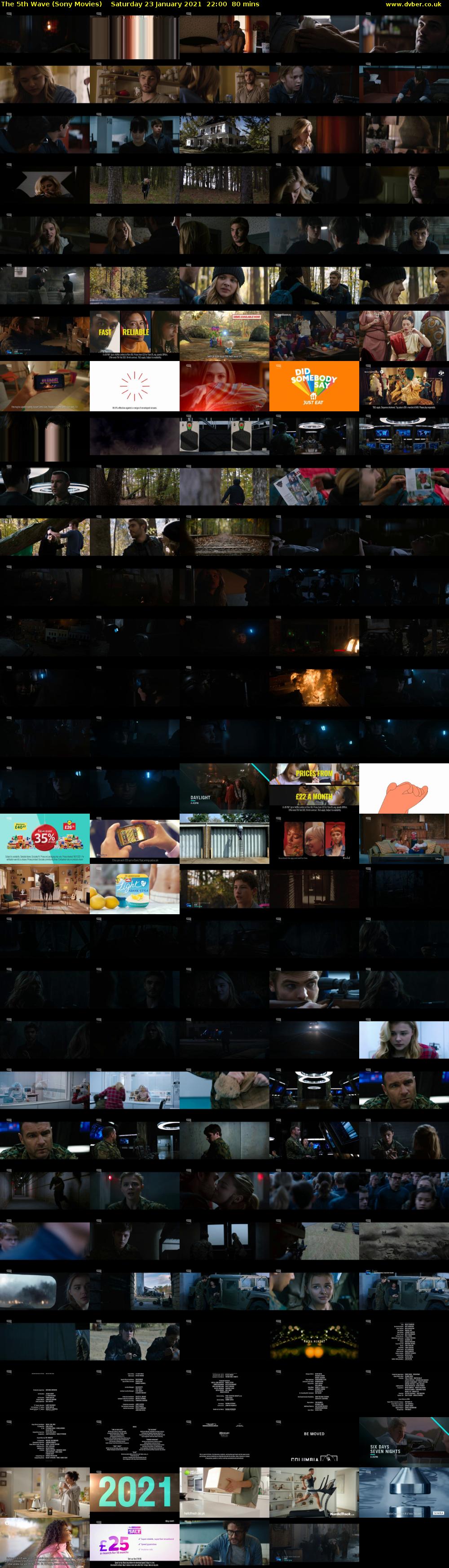 The 5th Wave (Sony Movies) Saturday 23 January 2021 22:00 - 23:20