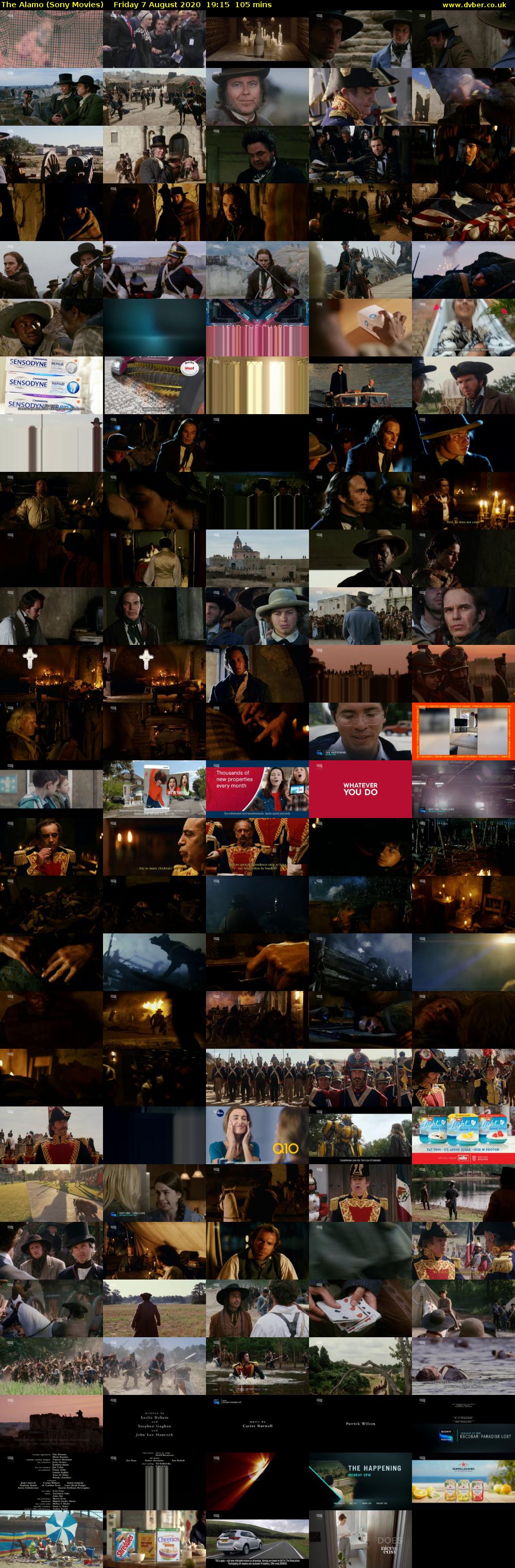 The Alamo (Sony Movies) Friday 7 August 2020 19:15 - 21:00