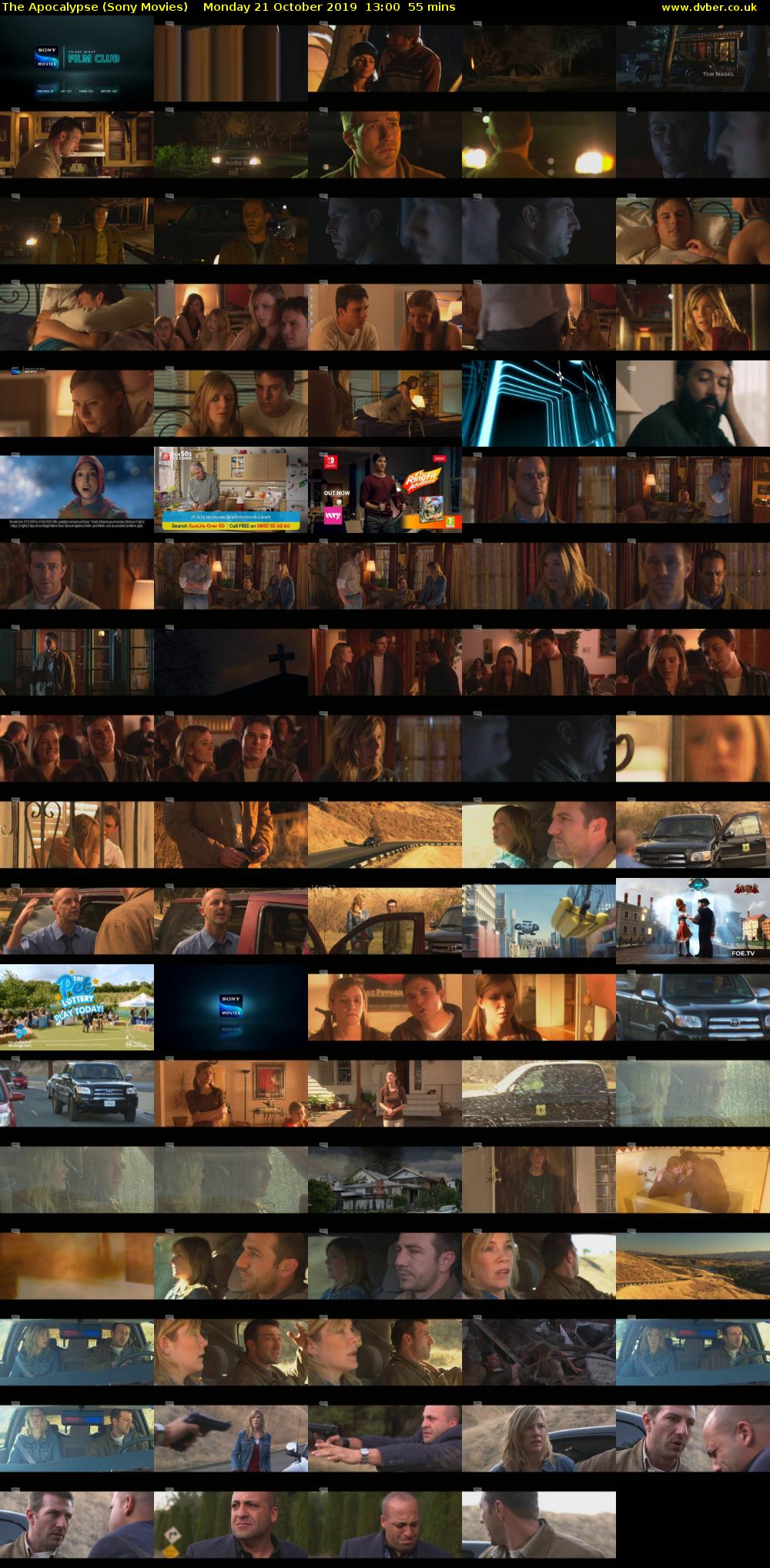 The Apocalypse (Sony Movies) Monday 21 October 2019 13:00 - 13:55