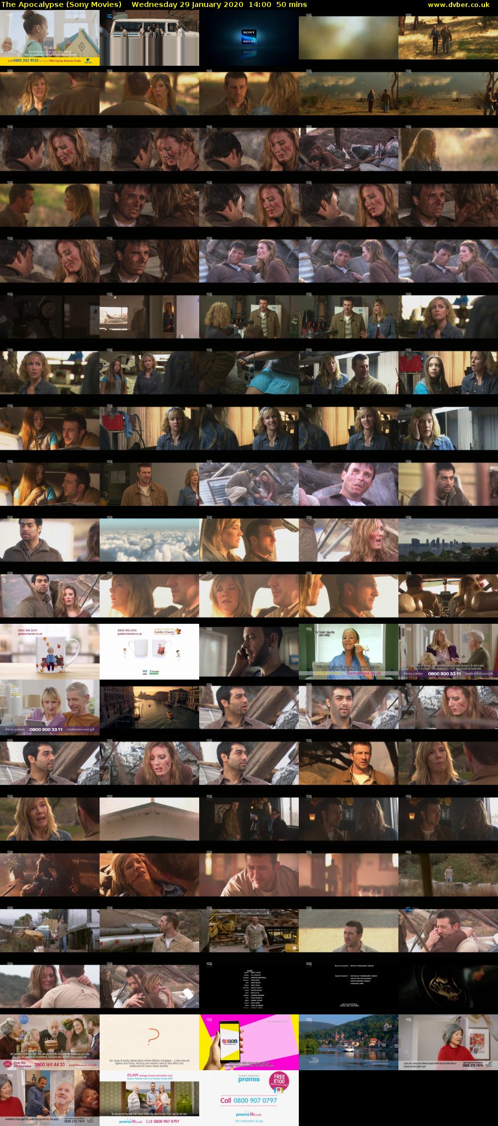 The Apocalypse (Sony Movies) Wednesday 29 January 2020 14:00 - 14:50
