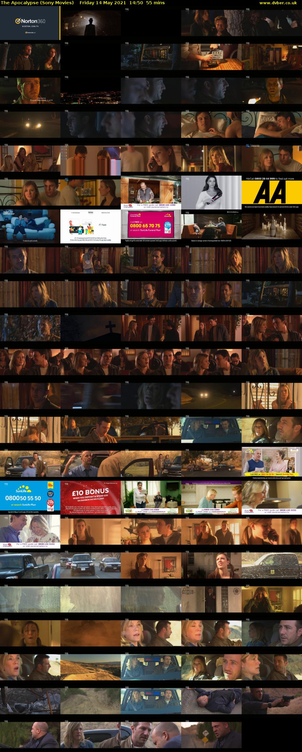 The Apocalypse (Sony Movies) Friday 14 May 2021 14:50 - 15:45