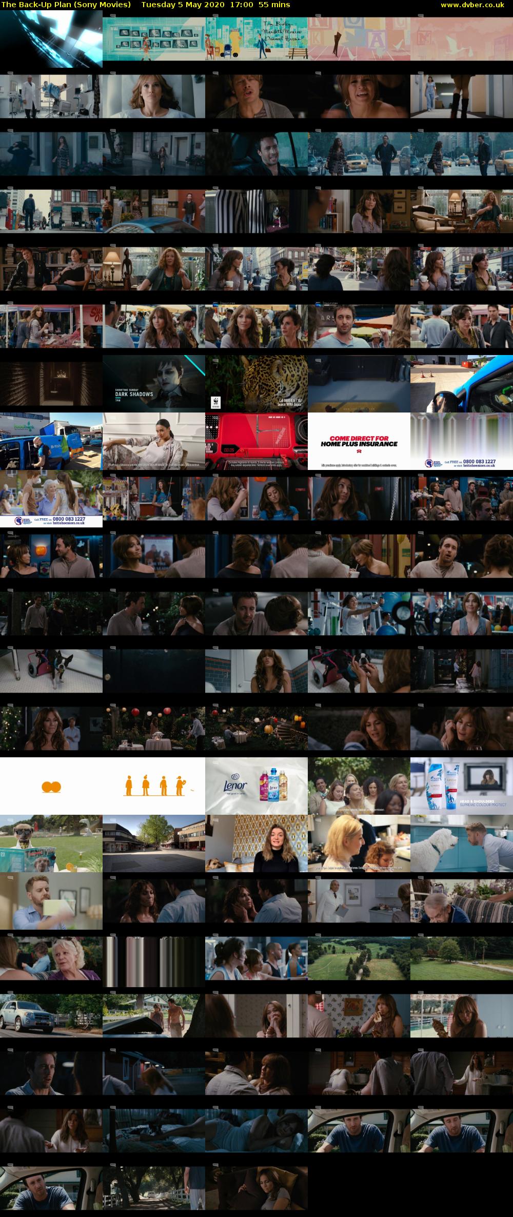 The Back-Up Plan (Sony Movies) Tuesday 5 May 2020 17:00 - 17:55