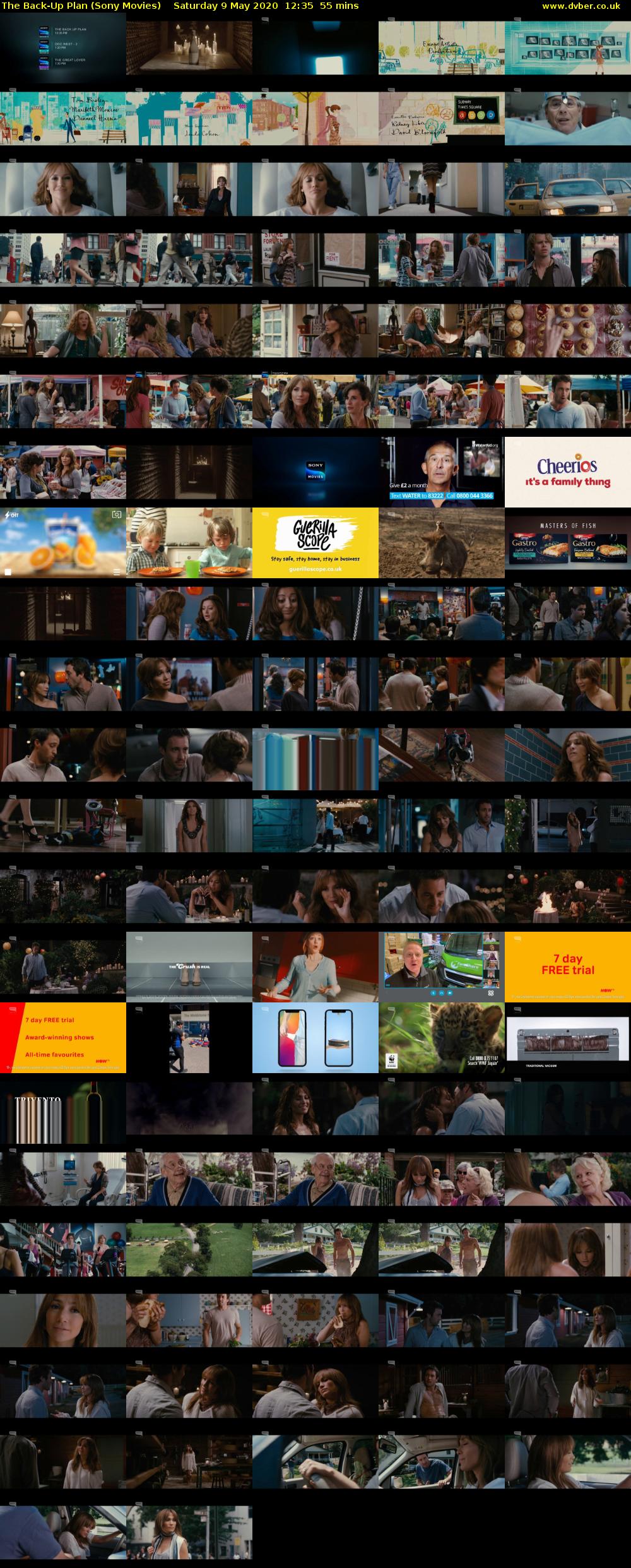 The Back-Up Plan (Sony Movies) Saturday 9 May 2020 12:35 - 13:30