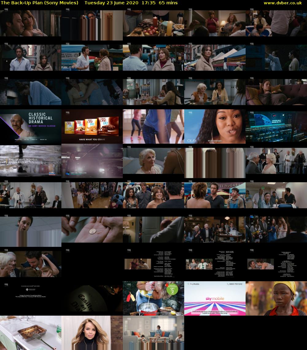 The Back-Up Plan (Sony Movies) Tuesday 23 June 2020 17:35 - 18:40